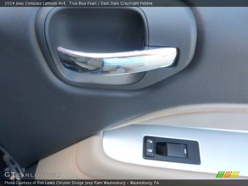 True Blue Pearl / Dark Slate Gray/Light Pebble 2014 Jeep Compass Latitude 4x4
