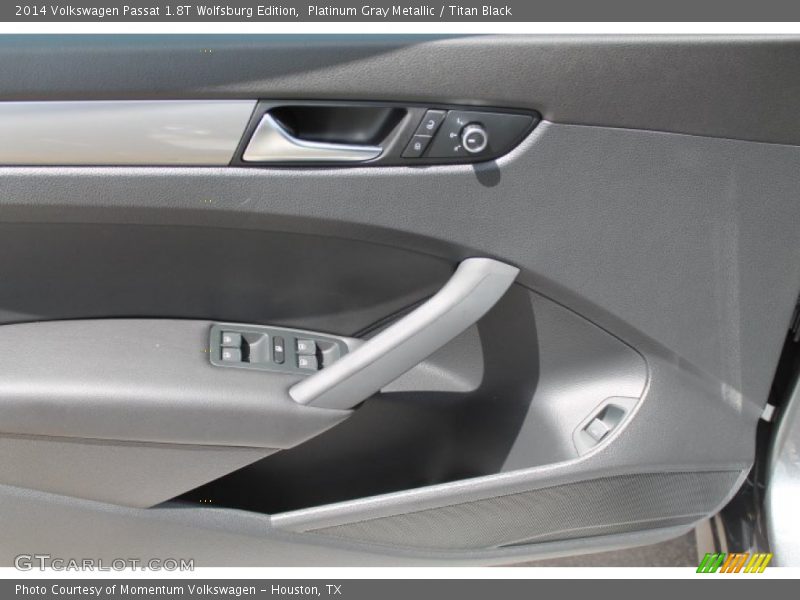 Platinum Gray Metallic / Titan Black 2014 Volkswagen Passat 1.8T Wolfsburg Edition