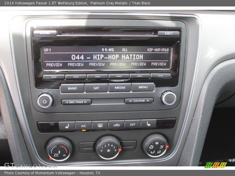 Platinum Gray Metallic / Titan Black 2014 Volkswagen Passat 1.8T Wolfsburg Edition
