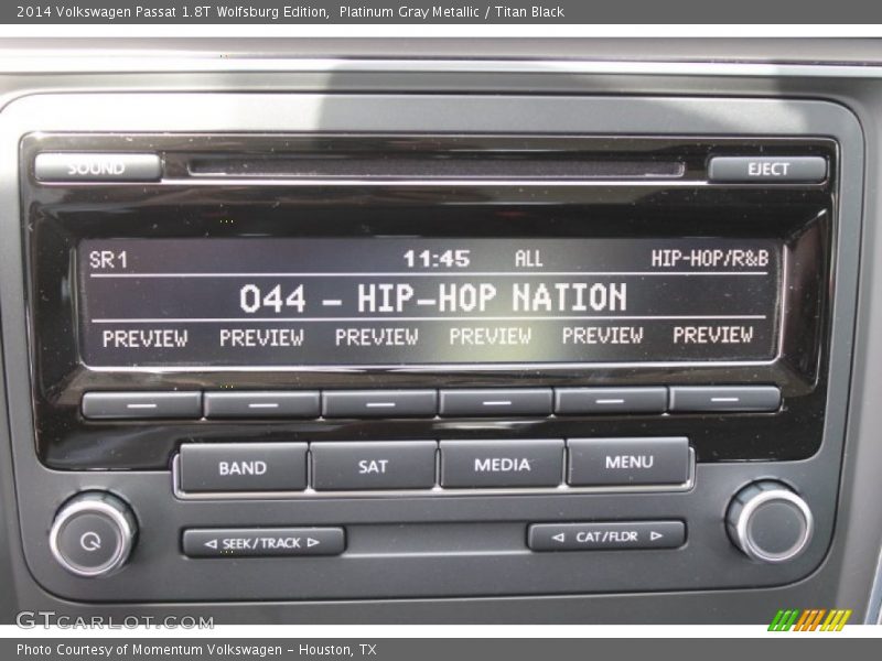 Platinum Gray Metallic / Titan Black 2014 Volkswagen Passat 1.8T Wolfsburg Edition