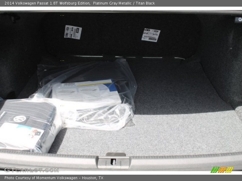 Platinum Gray Metallic / Titan Black 2014 Volkswagen Passat 1.8T Wolfsburg Edition