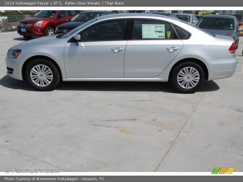 Reflex Silver Metallic / Titan Black 2014 Volkswagen Passat 1.8T S