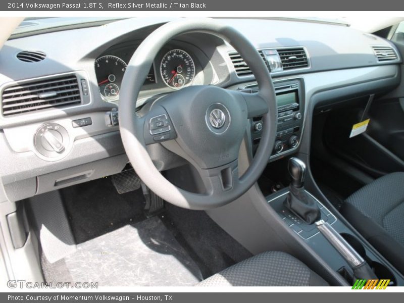Reflex Silver Metallic / Titan Black 2014 Volkswagen Passat 1.8T S
