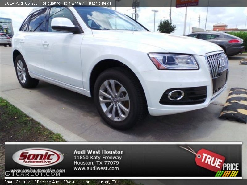 Ibis White / Pistachio Beige 2014 Audi Q5 2.0 TFSI quattro