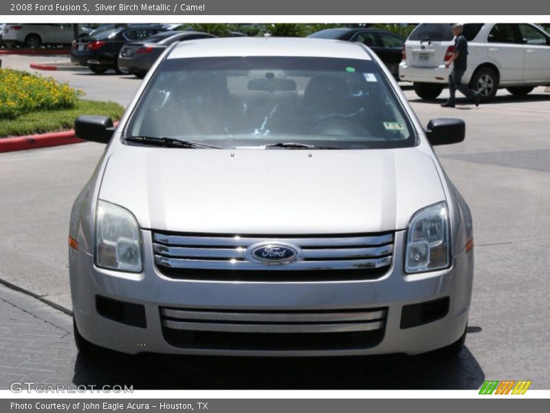 Silver Birch Metallic / Camel 2008 Ford Fusion S