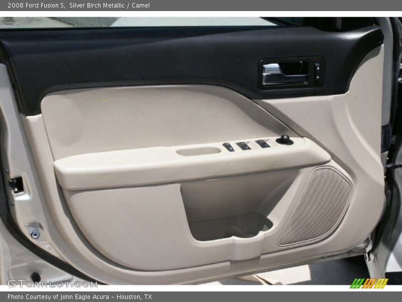Silver Birch Metallic / Camel 2008 Ford Fusion S