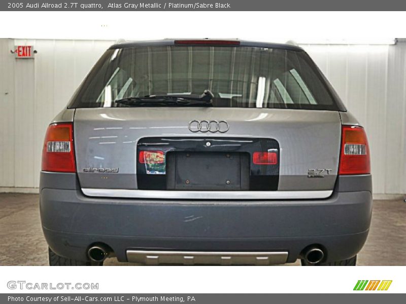 Atlas Gray Metallic / Platinum/Sabre Black 2005 Audi Allroad 2.7T quattro