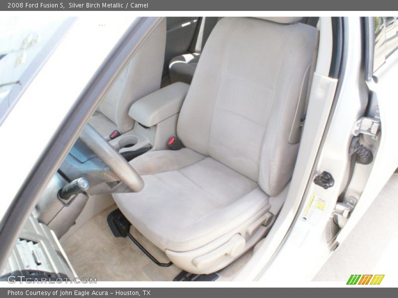 Silver Birch Metallic / Camel 2008 Ford Fusion S