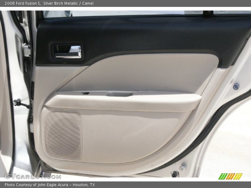 Silver Birch Metallic / Camel 2008 Ford Fusion S
