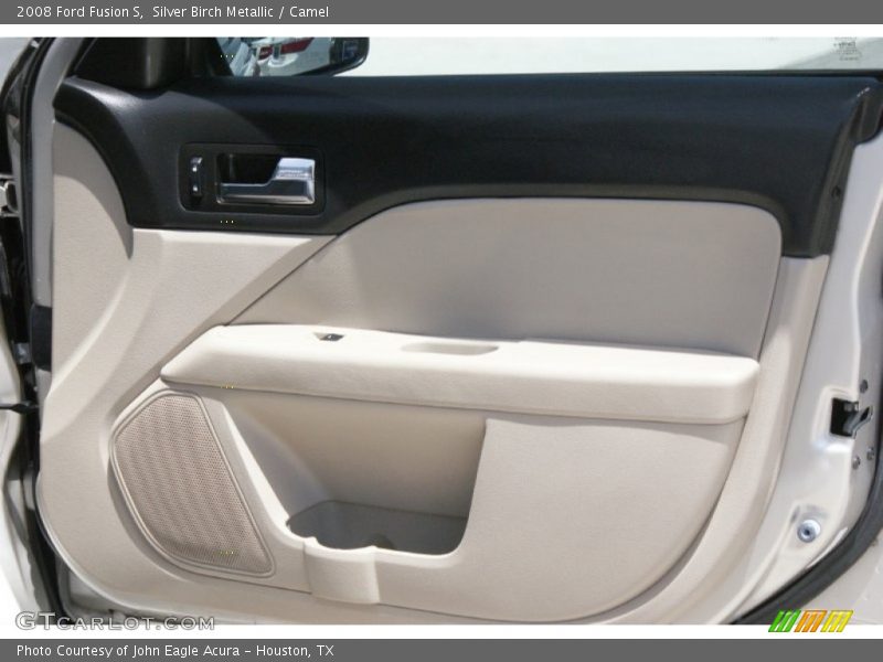 Silver Birch Metallic / Camel 2008 Ford Fusion S