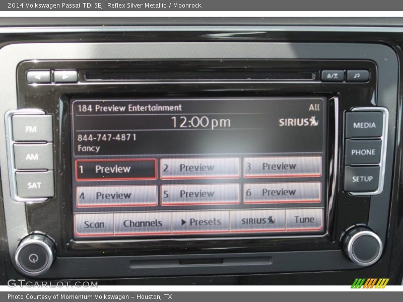 Reflex Silver Metallic / Moonrock 2014 Volkswagen Passat TDI SE