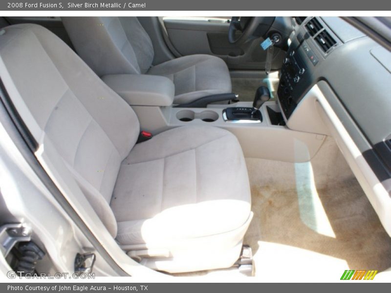 Silver Birch Metallic / Camel 2008 Ford Fusion S