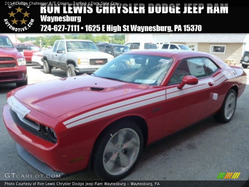 TorRed / Dark Slate Gray 2014 Dodge Challenger R/T Classic