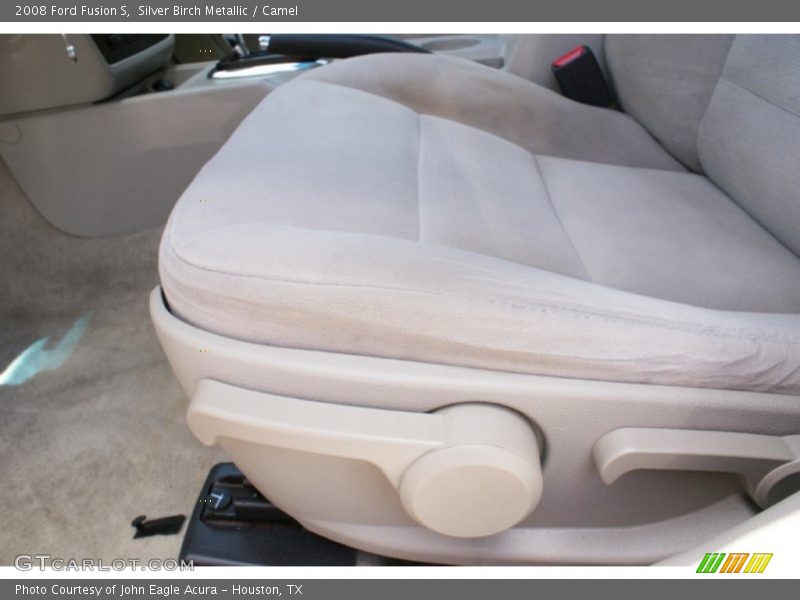 Silver Birch Metallic / Camel 2008 Ford Fusion S