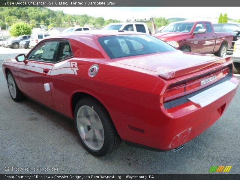 TorRed / Dark Slate Gray 2014 Dodge Challenger R/T Classic