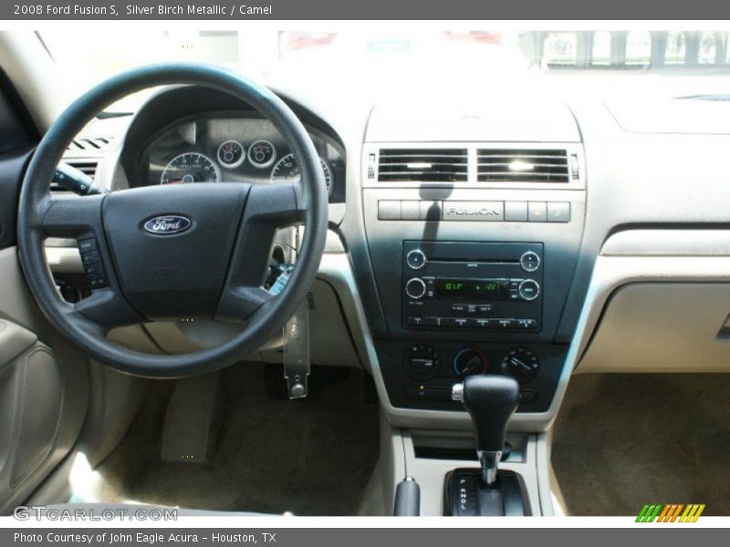 Silver Birch Metallic / Camel 2008 Ford Fusion S