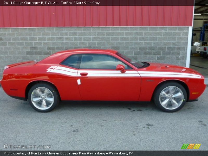 TorRed / Dark Slate Gray 2014 Dodge Challenger R/T Classic