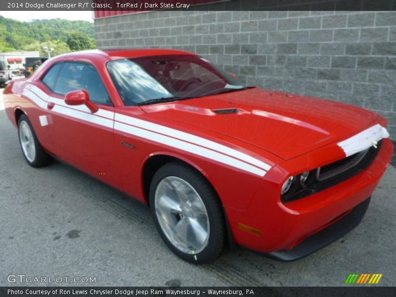 TorRed / Dark Slate Gray 2014 Dodge Challenger R/T Classic