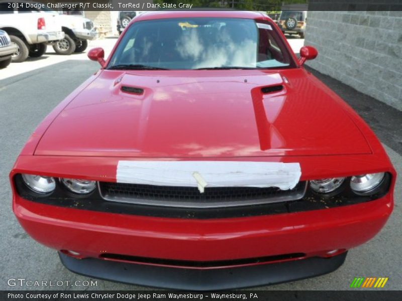 TorRed / Dark Slate Gray 2014 Dodge Challenger R/T Classic