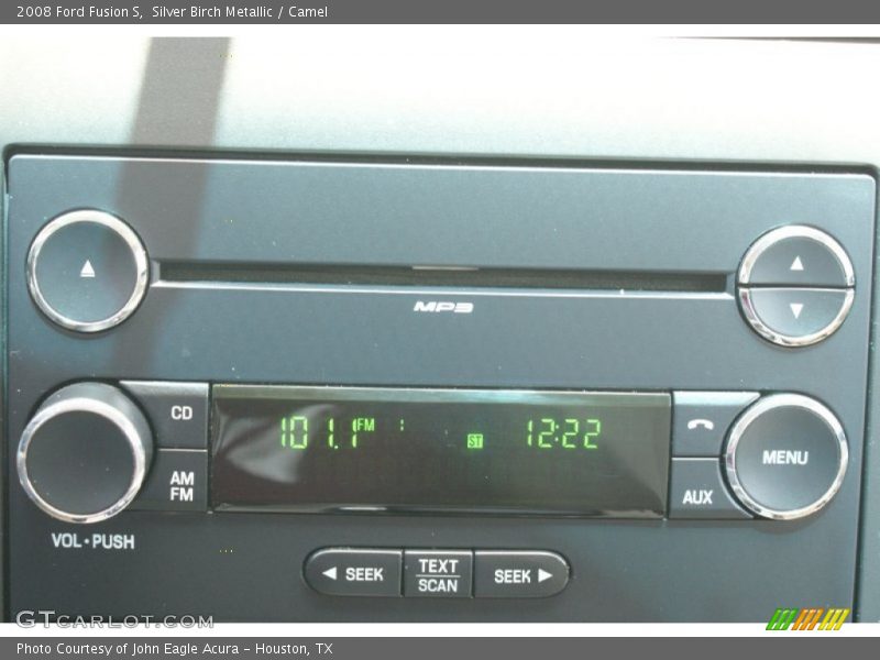 Silver Birch Metallic / Camel 2008 Ford Fusion S