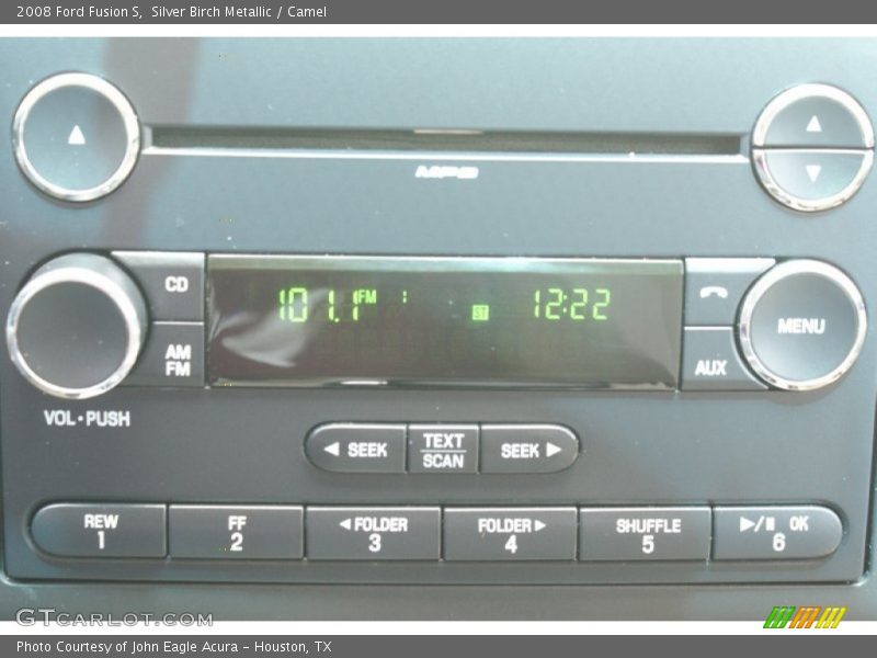 Silver Birch Metallic / Camel 2008 Ford Fusion S