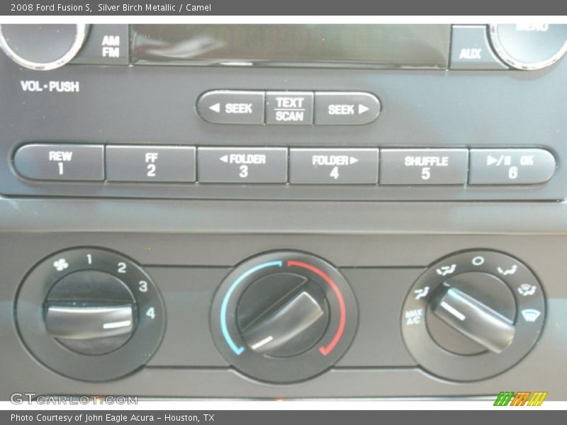 Silver Birch Metallic / Camel 2008 Ford Fusion S