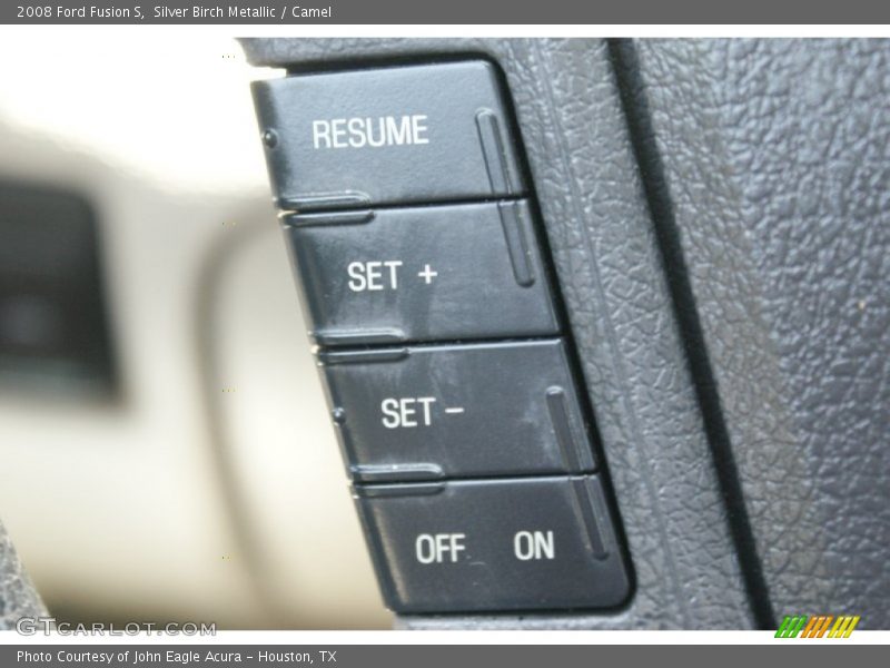 Silver Birch Metallic / Camel 2008 Ford Fusion S