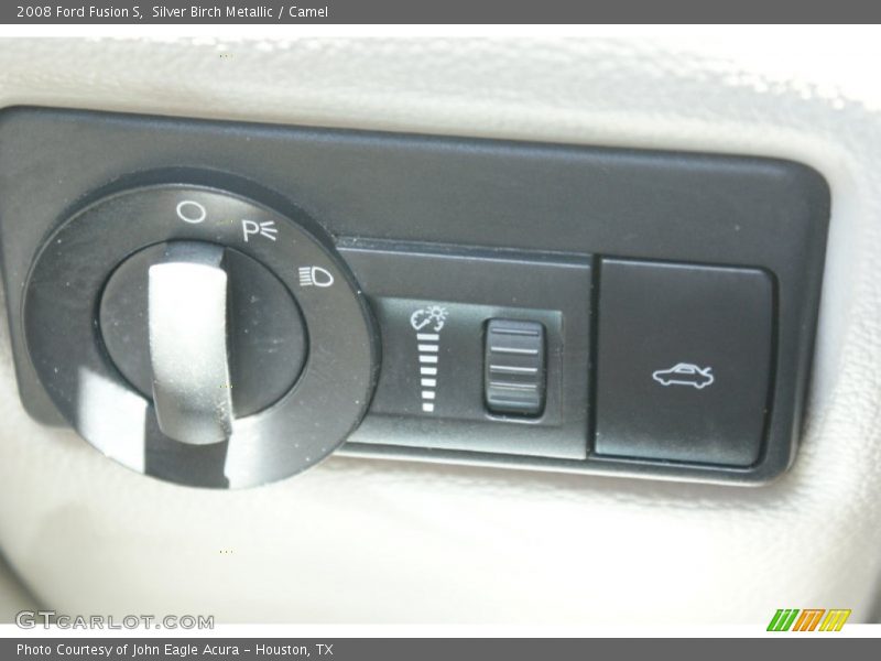 Silver Birch Metallic / Camel 2008 Ford Fusion S