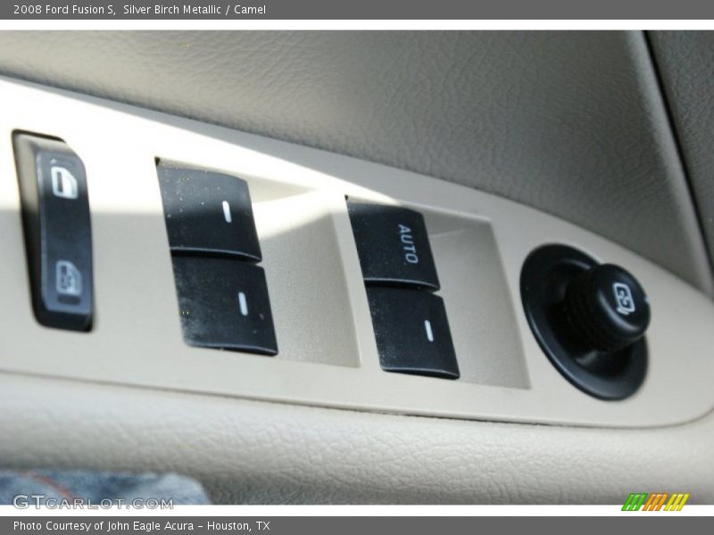 Silver Birch Metallic / Camel 2008 Ford Fusion S