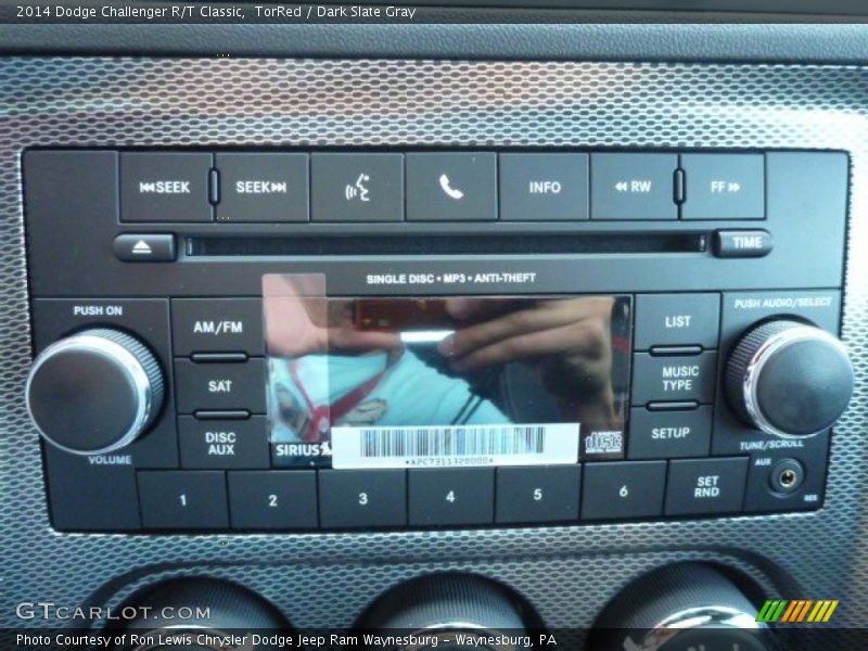 TorRed / Dark Slate Gray 2014 Dodge Challenger R/T Classic