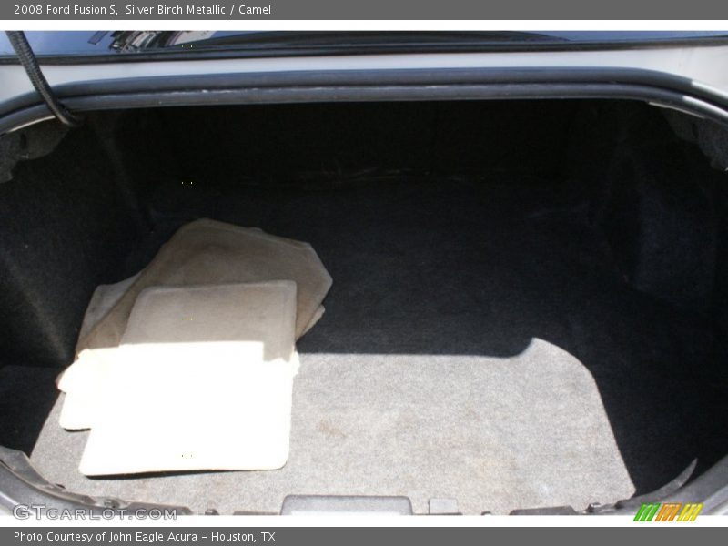 Silver Birch Metallic / Camel 2008 Ford Fusion S