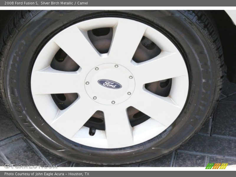 Silver Birch Metallic / Camel 2008 Ford Fusion S