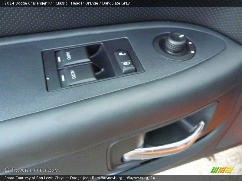 Header Orange / Dark Slate Gray 2014 Dodge Challenger R/T Classic