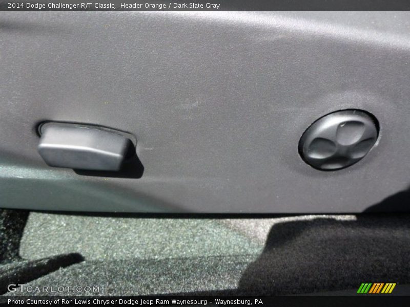 Header Orange / Dark Slate Gray 2014 Dodge Challenger R/T Classic