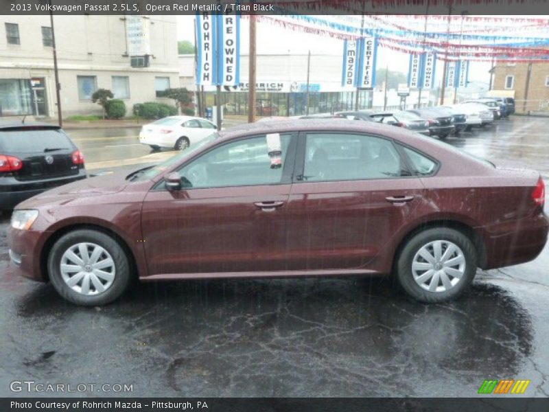 Opera Red Metallic / Titan Black 2013 Volkswagen Passat 2.5L S