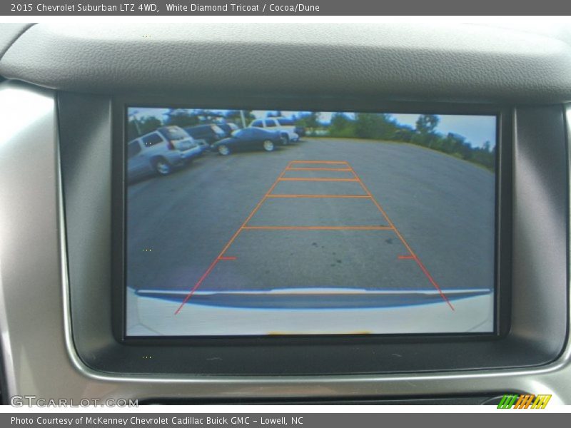 White Diamond Tricoat / Cocoa/Dune 2015 Chevrolet Suburban LTZ 4WD