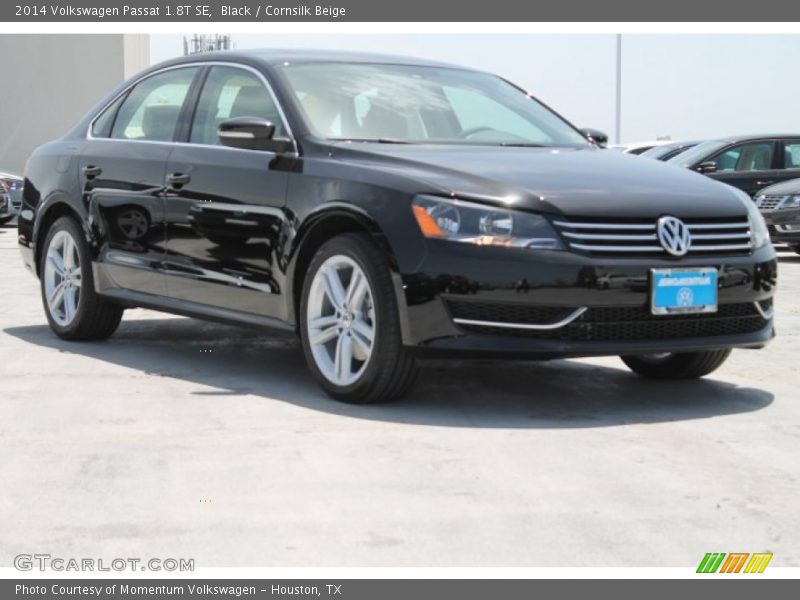 Black / Cornsilk Beige 2014 Volkswagen Passat 1.8T SE