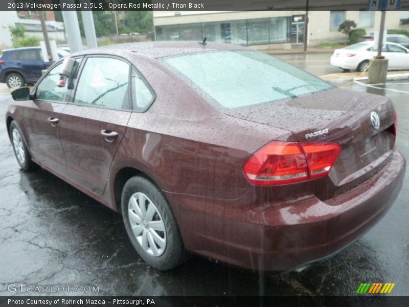 Opera Red Metallic / Titan Black 2013 Volkswagen Passat 2.5L S