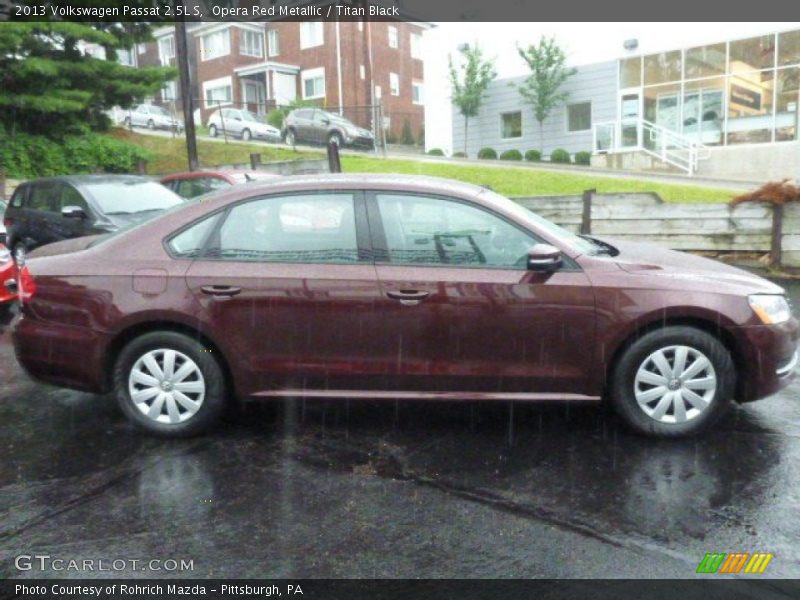 Opera Red Metallic / Titan Black 2013 Volkswagen Passat 2.5L S