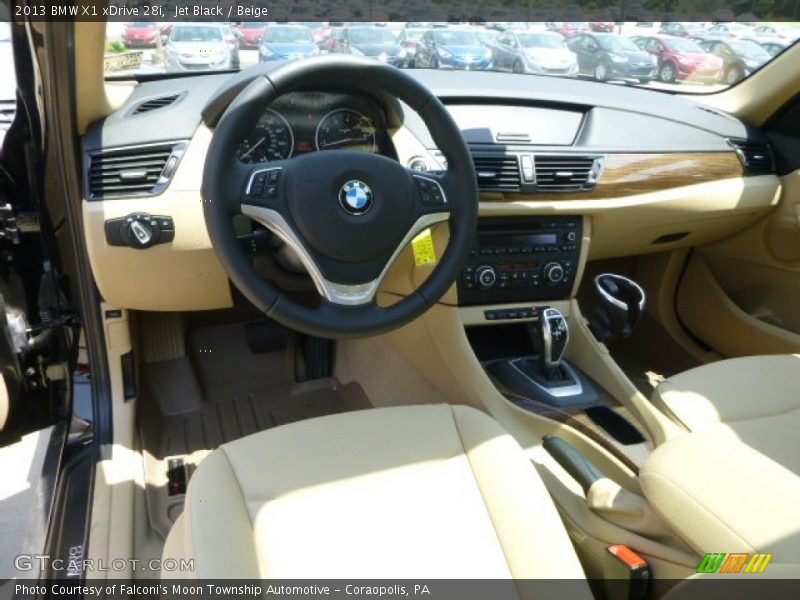 Jet Black / Beige 2013 BMW X1 xDrive 28i