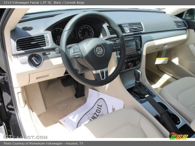 Black / Cornsilk Beige 2014 Volkswagen Passat 1.8T SE