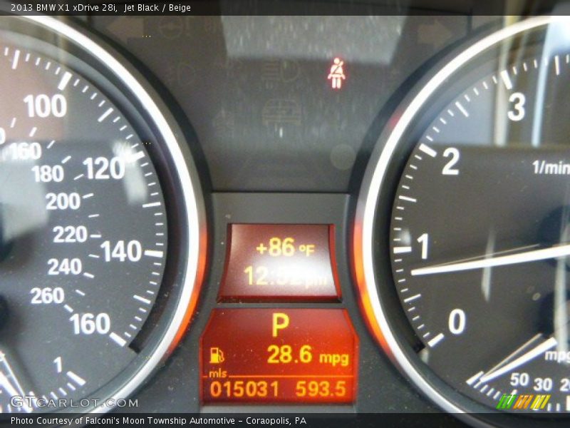 Jet Black / Beige 2013 BMW X1 xDrive 28i