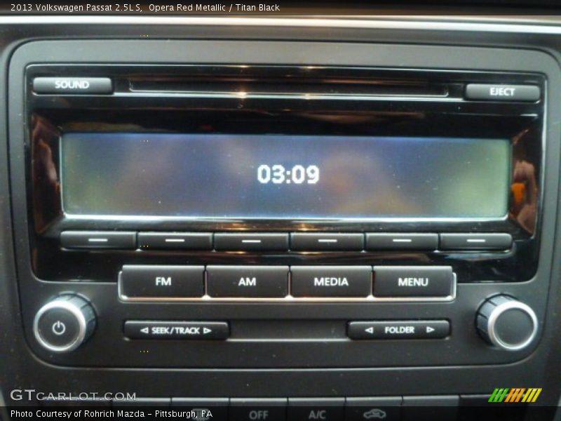 Opera Red Metallic / Titan Black 2013 Volkswagen Passat 2.5L S