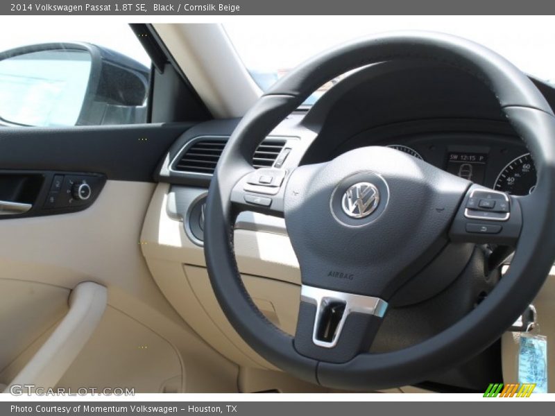 Black / Cornsilk Beige 2014 Volkswagen Passat 1.8T SE