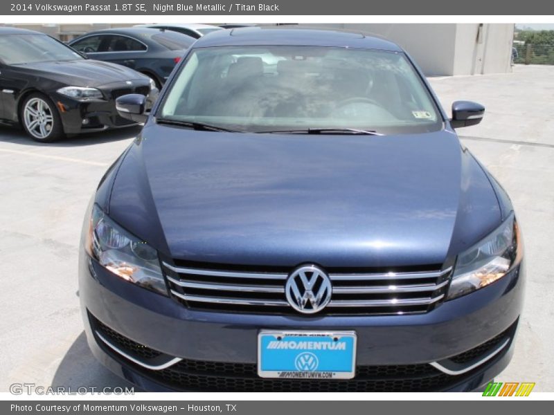 Night Blue Metallic / Titan Black 2014 Volkswagen Passat 1.8T SE