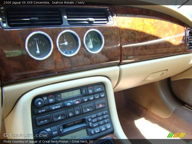 Seafrost Metallic / Ivory 2006 Jaguar XK XK8 Convertible