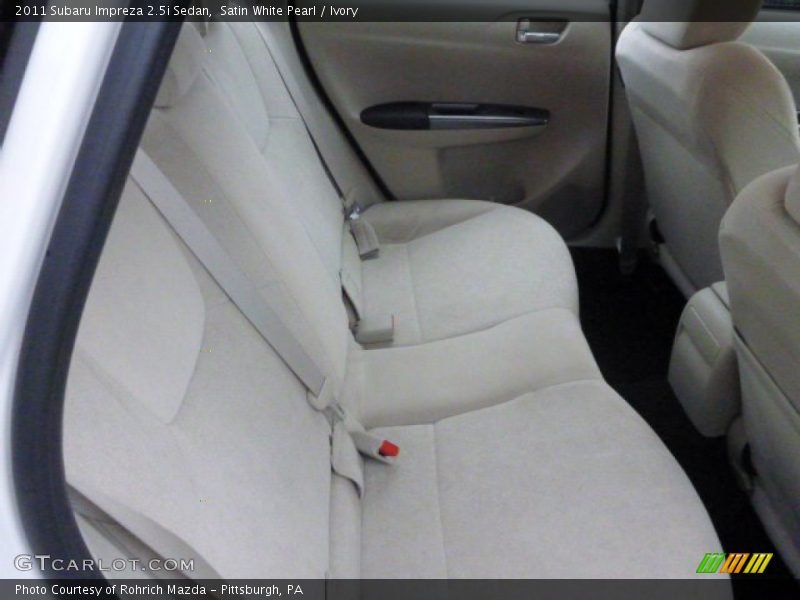 Satin White Pearl / Ivory 2011 Subaru Impreza 2.5i Sedan