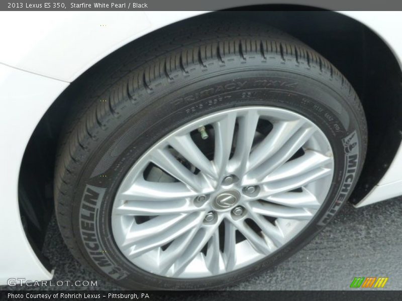 Starfire White Pearl / Black 2013 Lexus ES 350