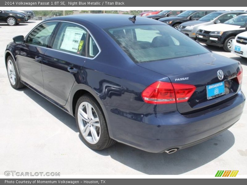Night Blue Metallic / Titan Black 2014 Volkswagen Passat 1.8T SE