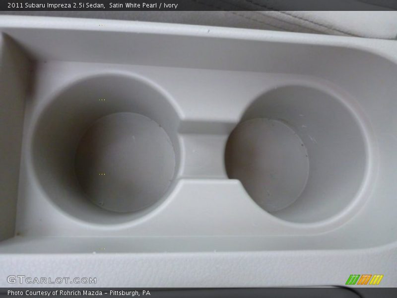 Satin White Pearl / Ivory 2011 Subaru Impreza 2.5i Sedan